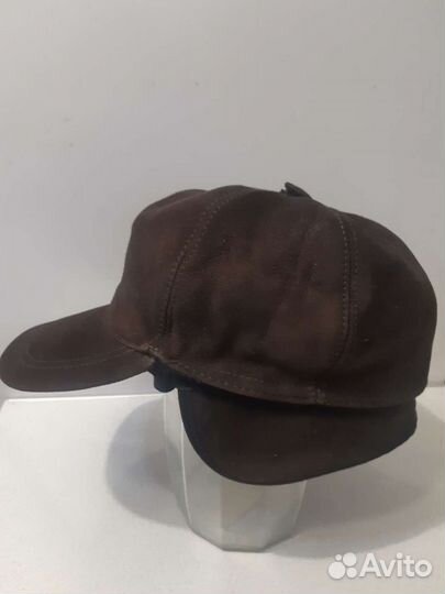 Кепка мужская замша мех