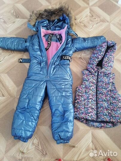 Пуховик детский для девочки