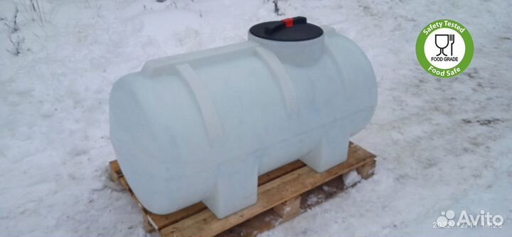 Бочка для воды 400 л / Бак пластиковый