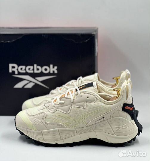 Кроссовки бежевые Reebok Zig Kinetica 2 Edge