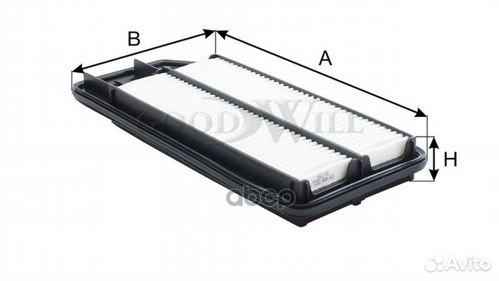 Фильтр воздушный;honda accord