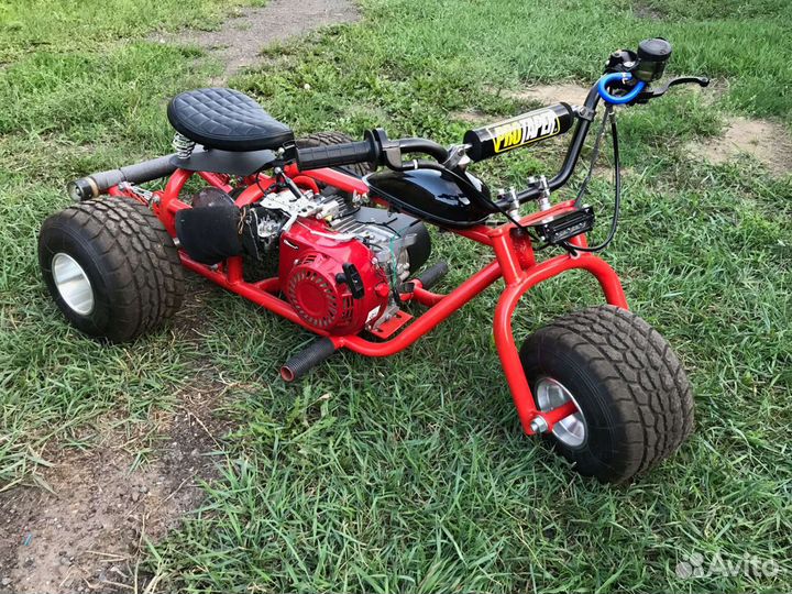 Электроскутер Дрифт Карт Drift-Trike MiniPro Mi T02 Огонь и лед