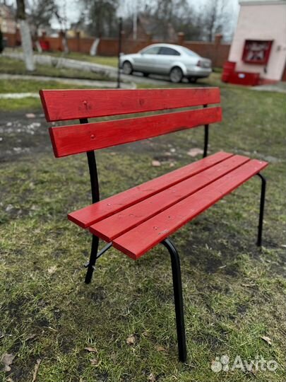 Скамейка садовая деревянная