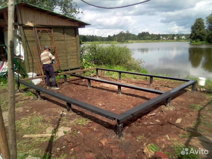 Винтовые сваи 89/2500+Монтаж+Оголовок+цпс