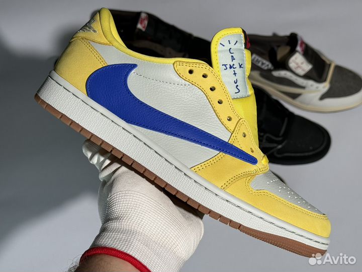 Кроссовки nike air jordan 1 low travis scott