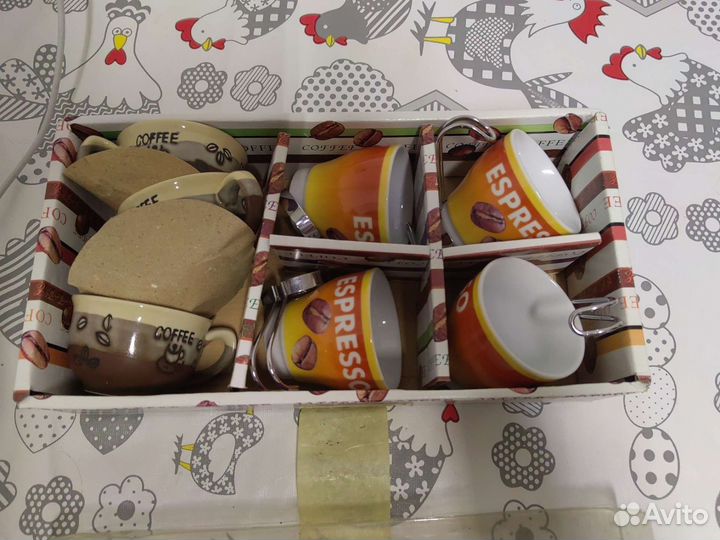 Набор столовой посуды 8 чашечек для кофе