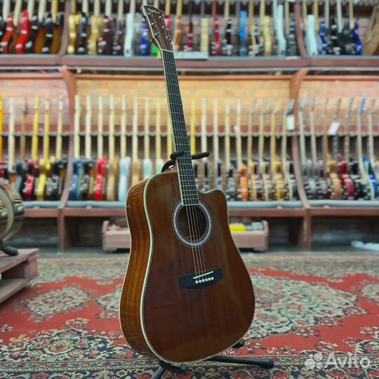 Акустическая гитара DeMarco dmed31C Dreadnought Gloss Natural