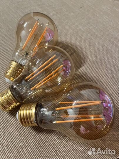 Лампа Эдисона интерьерная лофт Vintage (3шт)
