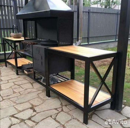 Мангал, зона барбекю