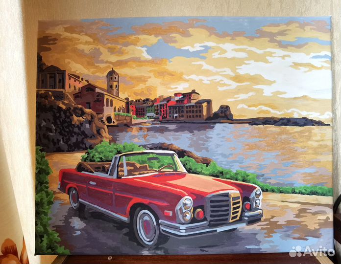 Картина акриловыми красками на холсте