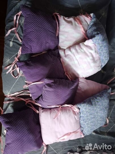 Бортики в детскую кроватку бу