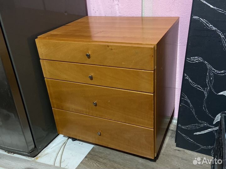 Прикроватная тумба натуральное дерево