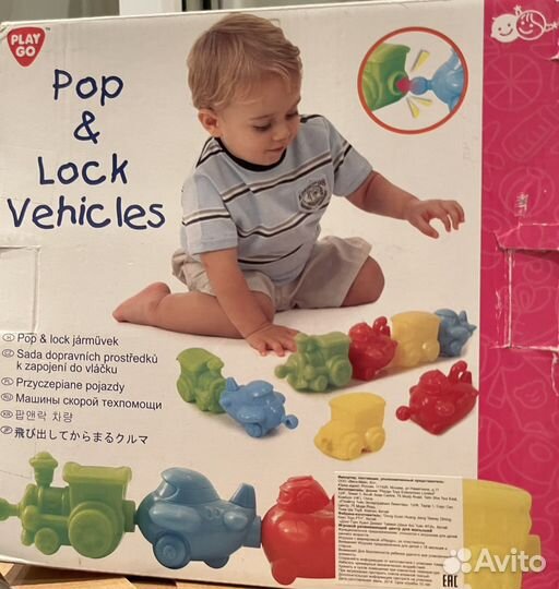 Набор транспорта PlayGo Pop & Lock Vehicles