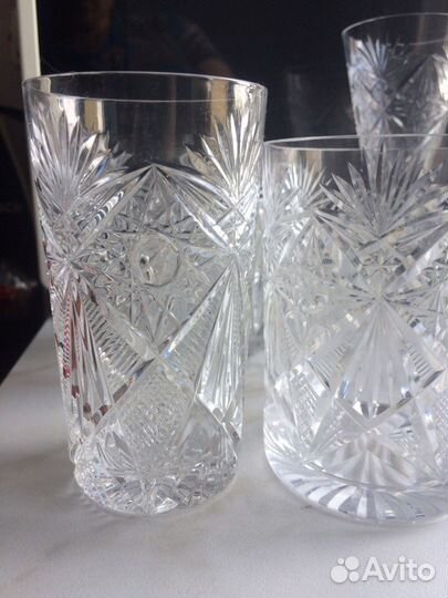 Хрустальные бокалы, фужеры