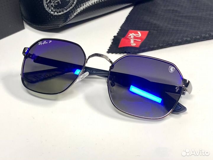 Очки Ray ban ferrari фиолетовые