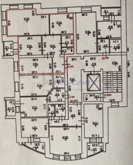 3-к. квартира, 75,6 м², 5/9 эт.