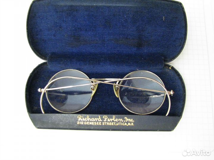 Очки круглые Shuron США 1930 годы золото дубле 12к