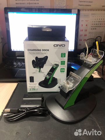 Зарядная станция + 2 аккумулятора XBox