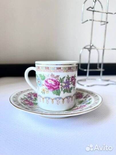 Сервиз кофейный на 6 персон, чашки и блюдца