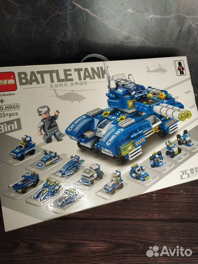 Конструктор танк 8 в 1 новый