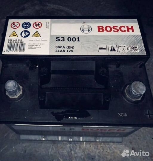 Аккумулятор бу Bosch 41Ah 360А