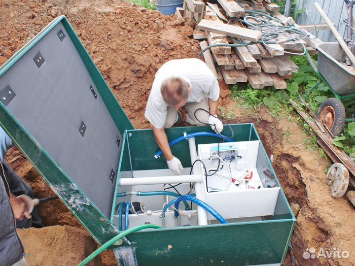 Септик эко Диамант 8 с переливом