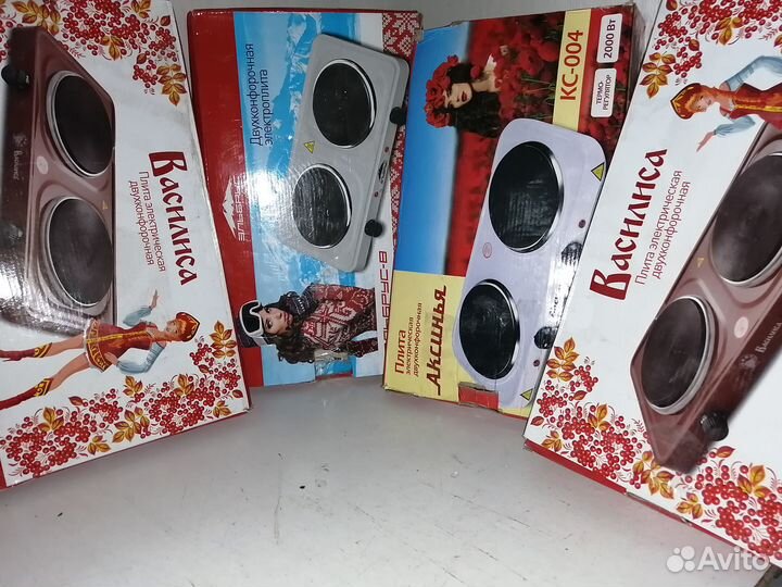 Электроплита новая, 2000Вт, бракуценка