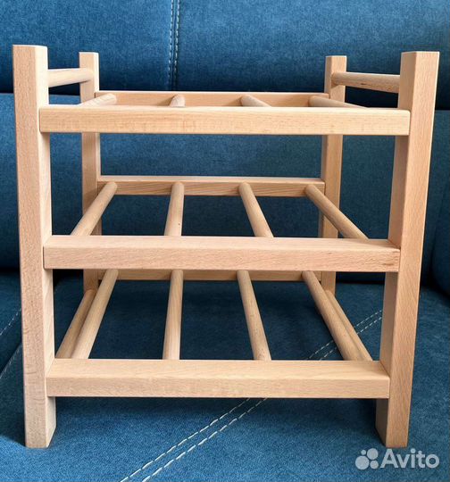 IKEA Хуттен Hutten 33x30x34 см стойка на 9 бутылок