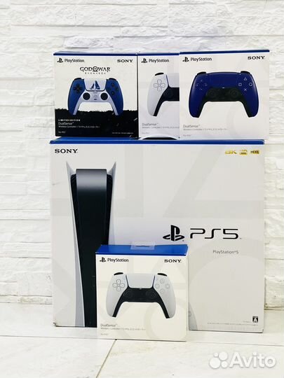Новая Playstation 5 + 2 Dualsense 1 год гарантии