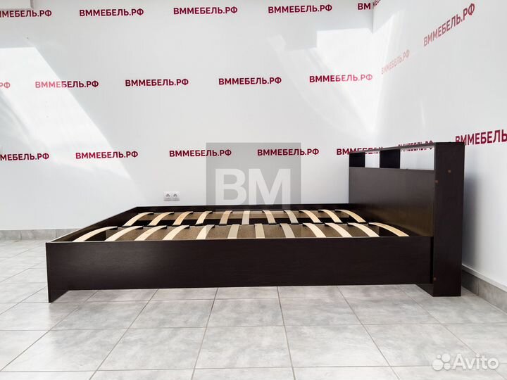 Кровать двуспальная 160х200 Венге