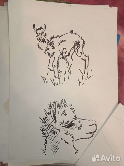 Наброски и зарисовки форматА3