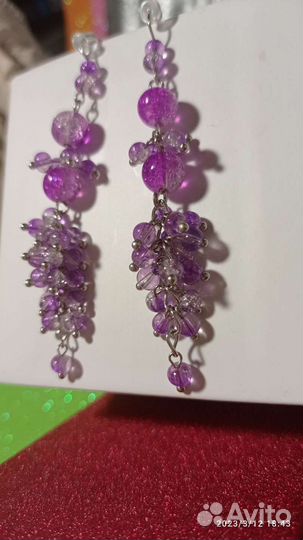 Серьги гроздочки