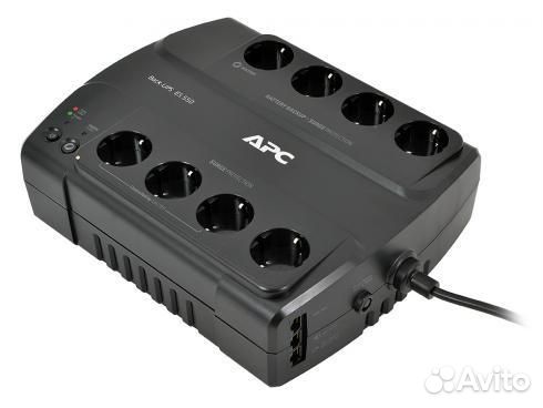 Ибп APC Back-UPS ES BE550-RS + новый аккумулятор