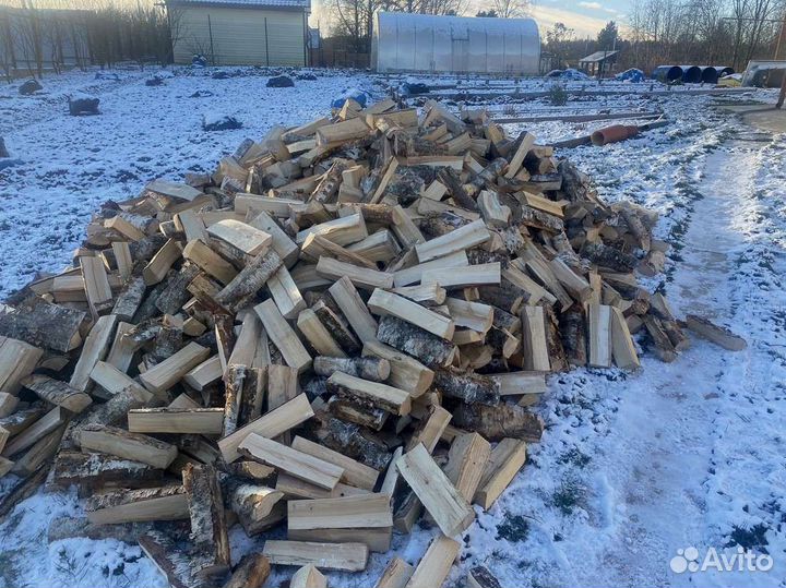 Дрова березовые. Колотые