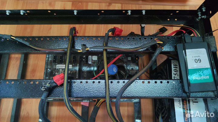 Каркас для майнинг фермы на 6 видеокарт