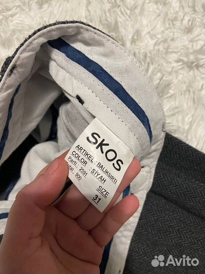 Серые брюки на мальчика 31