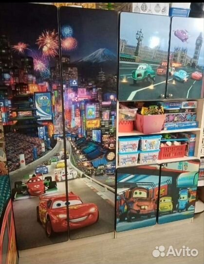 Комплект детской мебели Disney тачки плюс ковёр