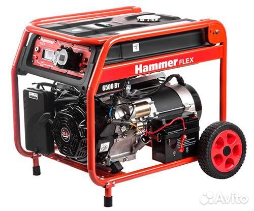 Бензогенератор Hammer Flex GN7000ET 6,5квт