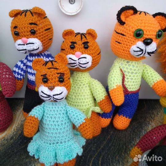 Тигрята крючком