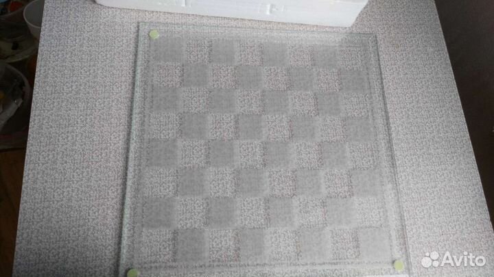 Шахматы рюмки стеклянные