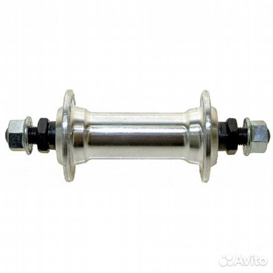 Втулка передняя 36H, алюминий, на гайках, 100мм с