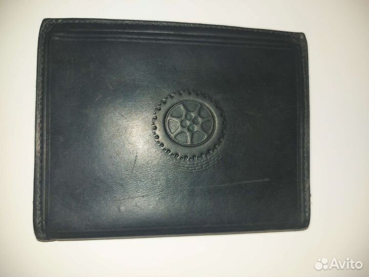 Обложка для автодокументов натуральная кожа