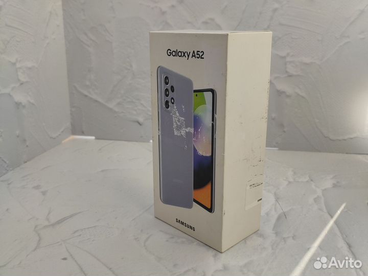 Коробка от Samsung A 52