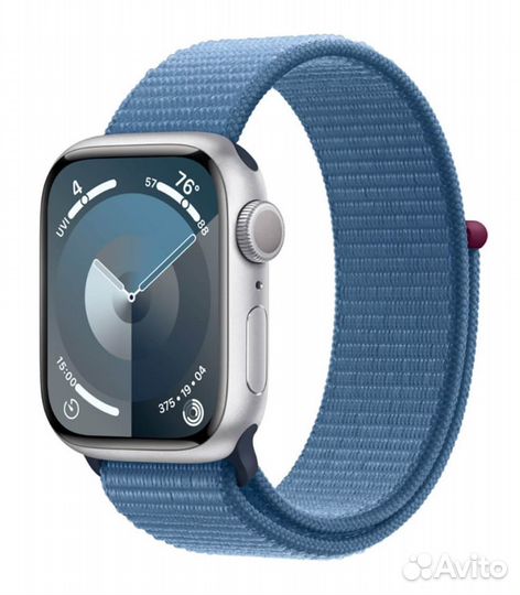 Смарт-часы Apple Watch Series 9 GPS, 45 мм, синий