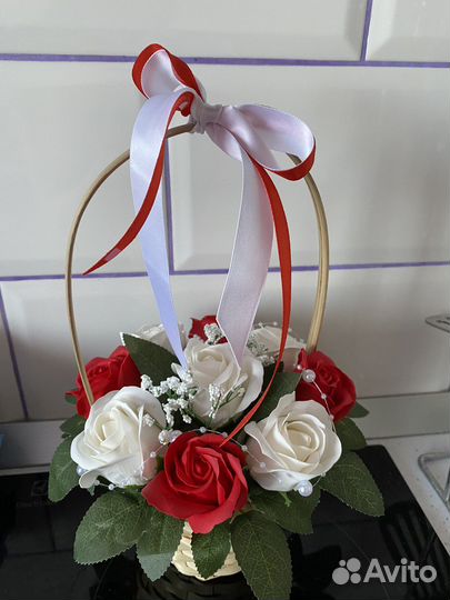 Мыльные розы Букет из роз (мыльных роз )