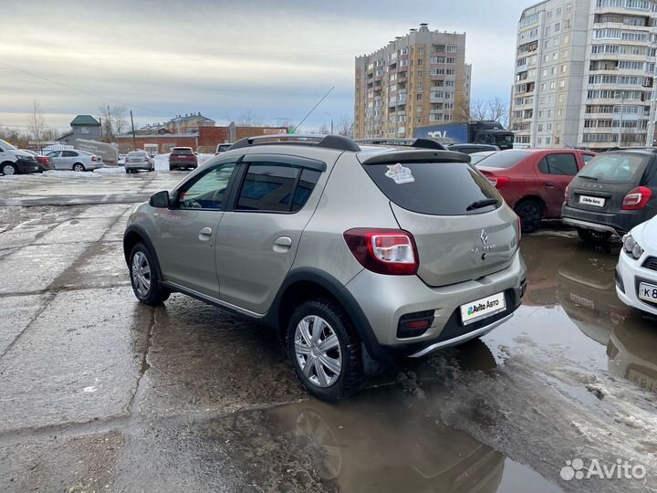 Renault Sandero Stepway 1.6 МТ, 2017, 125 560 км