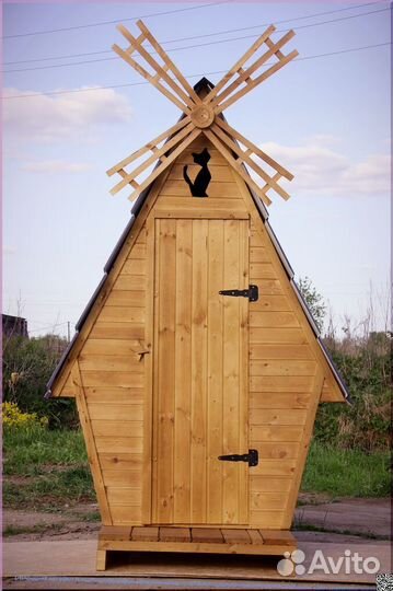Дачный туалет с установкой