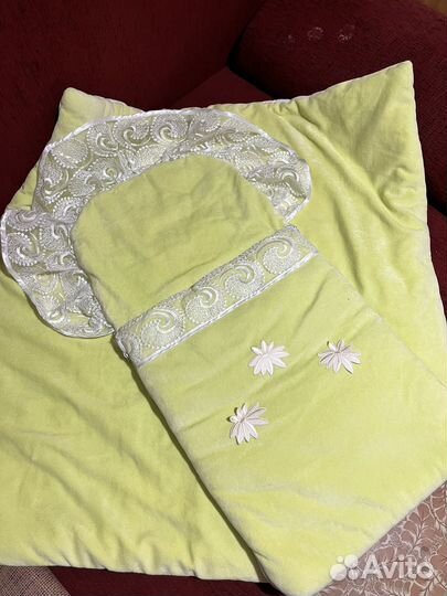 Зимний конверт на выписку