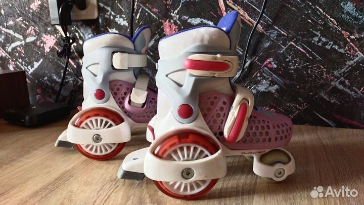 Роликовые коньки детские раздвижные