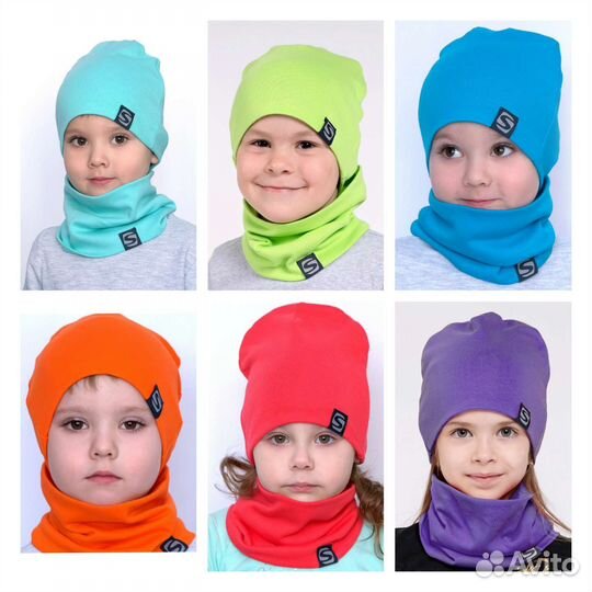 Шапка/снуд комплект Smail